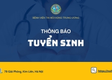 THÔNG BÁO ĐÀO TẠO LIÊN TỤC CHO CÁN BỘ Y TẾ CHUYÊN NGÀNH TAI MŨI HỌNG NĂM 2025