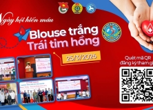 NGÀY HỘI HIẾN MÁU “BLOUSE TRẮNG – TRÁI TIM HỒNG” NĂM 2026