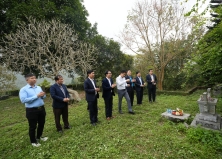 ĐOÀN CÔNG TÁC CỦA BỘ Y TẾ KHẢO SÁT VÀ LÀM VIỆC VỀ PHƯƠNG ÁN TÔN TẠO KHU DI TÍCH LỊCH SỬ NGÀNH Y TẾ TẠI TUYÊN QUANG