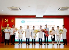 Lễ công bố Quyết định bổ nhiệm Lãnh đạo Khoa, Phòng, Trung tâm Bệnh viện Tai Mũi Họng Trung ương