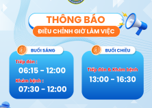 THÔNG BÁO VỀ VIỆC TRỞ LẠI GIỜ LÀM VIỆC BÌNH THƯỜNG TỪ NGÀY 10/8/2026 THÔNG BÁO VỀ VIỆC TRỞ LẠI GIỜ LÀM VIỆC BÌNH THƯỜNG TỪ NGÀY 10/8/2026