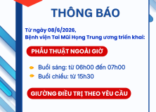 TỪ 08/06/2026: PHẪU THUẬT SỚM HƠN – NẰM VIỆN THOẢI MÁI HƠN