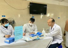 Hơn 400 cán bộ viên chức người lao động bệnh viện tai mũi họng trung ương được khám sức khỏe định kỳ