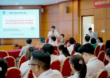 Sinh hoạt khoa học: Can thiệp phục hồi sớm cho người bệnh sau phẫu thuật Tai Mũi Họng 