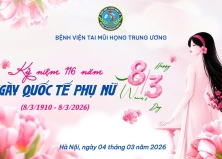 LỄ KỶ NIỆM 116 NĂM NGÀY QUỐC TẾ PHỤ NỮ 8/3 (08/3/1910 – 08/3/2026)
