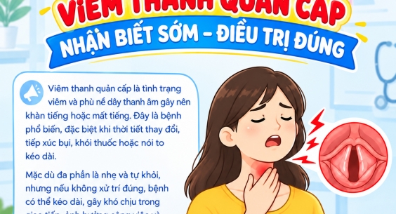 VIÊM THANH QUẢN CẤP – ĐỪNG CHỦ QUAN VỚI KHÀN TIẾNG