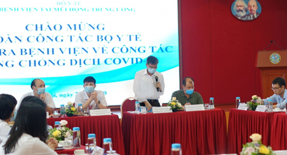 Bệnh viện Tai Mũi Họng Trung ương đạt tiêu chuẩn bệnh viện an toàn trong công tác phòng chống dịch COVID-19