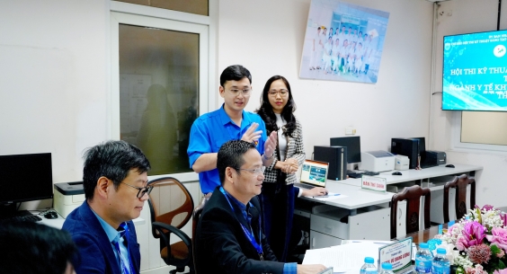 BỆNH VIỆN TAI MŨI HỌNG TRUNG ƯƠNG THAM GIA HỘI THI KỸ THUẬT SÁNG TẠO TUỔI TRẺ NGÀNH Y TẾ KHU VỰC HÀ NỘI