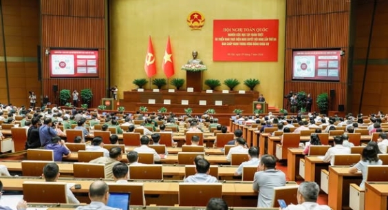 TIẾP SÓNG HỘI NGHỊ TOÀN QUỐC NGHIÊN CỨU, HỌC TẬP, QUÁN TRIỆT VÀ TRIỂN KHAI THỰC HIỆN NGHỊ QUYẾT HỘI NGHỊ LẦN THỨ BA BAN CHẤP HÀNH TRUNG ƯƠNG ĐẢNG KHÓA XIV