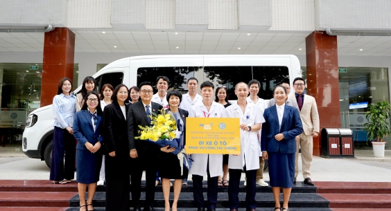 BỆNH VIỆN TAI MŨI HỌNG TRUNG ƯƠNG TIẾP NHẬN TÀI TRỢ TỪ NGÂN HÀNG PVCOMBANK