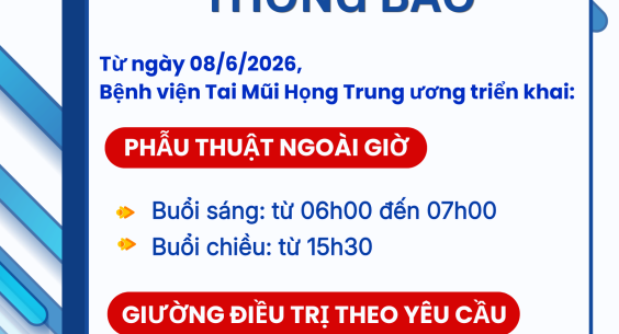 TỪ 08/06/2026: PHẪU THUẬT SỚM HƠN – NẰM VIỆN THOẢI MÁI HƠN