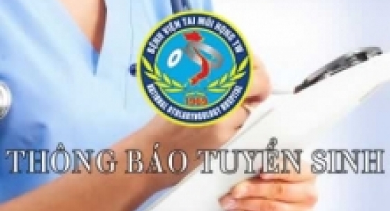 Thông báo tuyển sinh Lớp Điều dưỡng chuyên khoa Tai Mũi Họng khóa XVI năm 2023