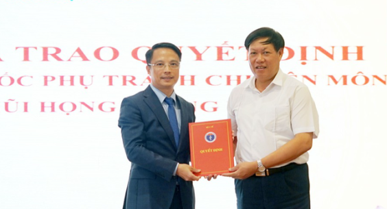 Bộ Y tế bổ nhiệm Phó Giám đốc Phụ trách chuyên môn BV Tai Mũi Họng Trung ương