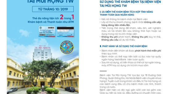 Thông báo áp dụng thẻ khám chữa bệnh từ tháng 10/2019