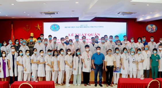 Bệnh Viện Tai Mũi Họng Trung ương xuất quân chi viện cho Thành phố Hồ Chí Minh chống dịch Covid-19