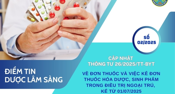 ĐIỂM TIN DƯỢC LÂM SÀNG - Số 02/2025