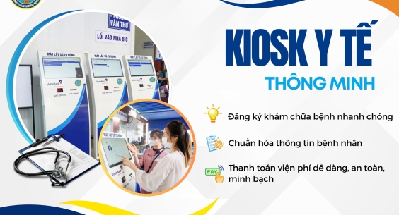 BỆNH VIỆN TAI MŨI HỌNG TRUNG ƯƠNG: ỨNG DỤNG HỆ THỐNG KIOSK THÔNG MINH TRONG ĐĂNG KÝ KHÁM CHỮA BỆNH