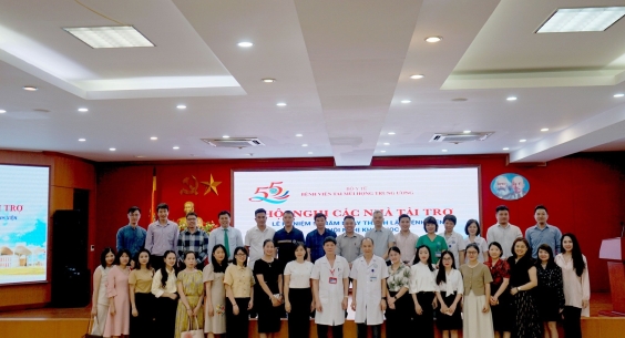 Hội nghị các nhà tài trợ lễ kỷ niệm 55 năm ngày thành lập bệnh viện và hội nghị khoa học 